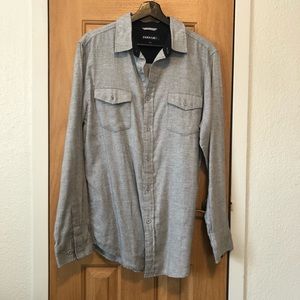 Cotton Grey Button Down